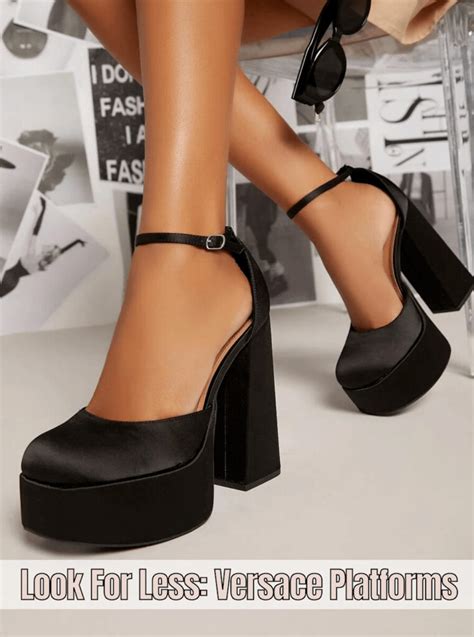 versace block heels dupe|versace platform pumps dupe.